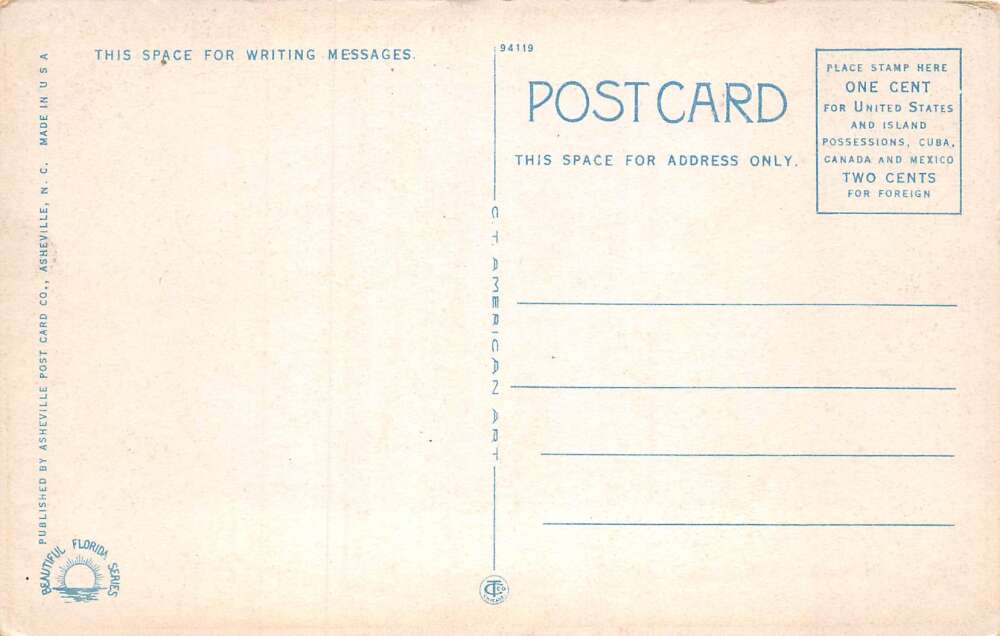 Orlando Florida Orange Ave. North From Pine St., Estes Drug Store PC U6042 - Image 2