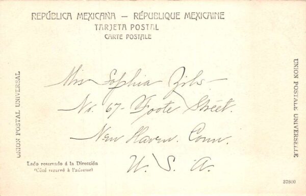 El Oro Mexico Mining Camp Birds Eye View Vintage Postcard AA68980 - Image 2