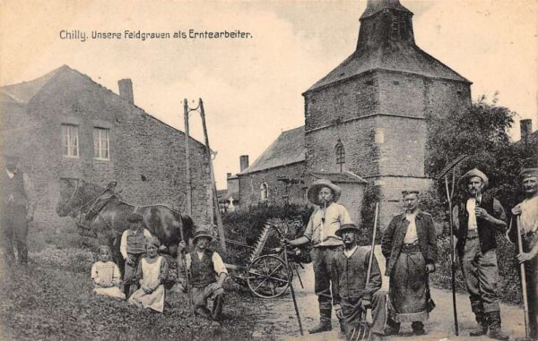 Chilly Germany Farmers Vintage Postcard AA68985