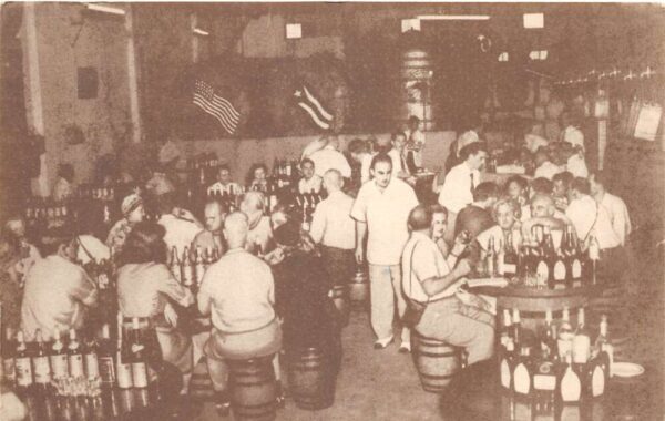 Havana Cuba Trocadero Rum Distillery Bar Interior Vintage Postcard AA69034