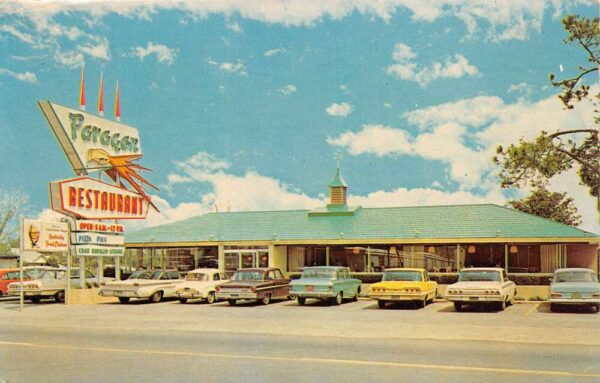 Statesboro Georgia Paragon Restaurant, Exterior Photochrome Vintage PC U6145
