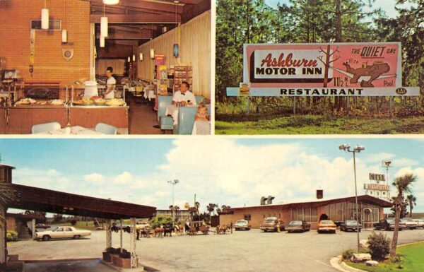 Ashburn Georgia Ashburn Motor Inn & Honeybear Restaurant Multi-View PC U6147