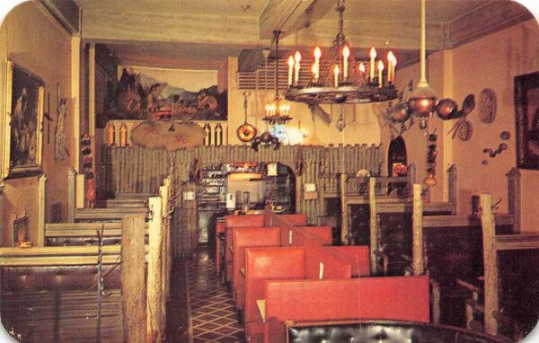 Colorado Springs Colorado The Indian Grill, Interior, Photochrome PC U6154