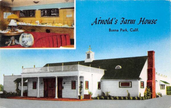 Buena Park California Arnold's Farm House Restaurant, Multi-View Chrome PC U6171