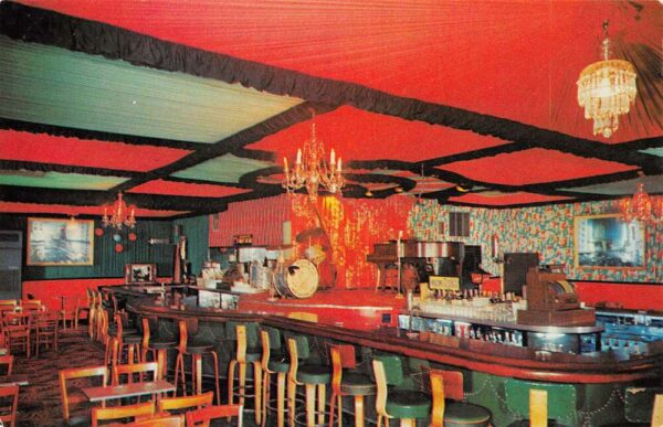 New Orleans Louisiana Famous Door Show Lounge, Photochrome Vintage PC U6177