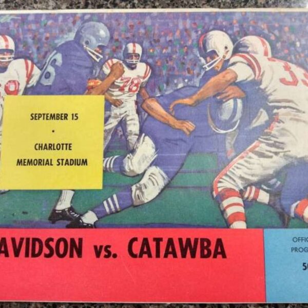 vintage postcard with football players on it
