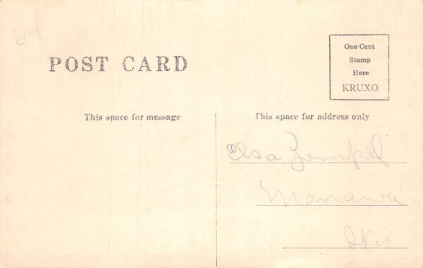 Weyauwega Wisconsin Hotel Hutchinson Real Photo Vintage Postcard AA69068 - Image 2