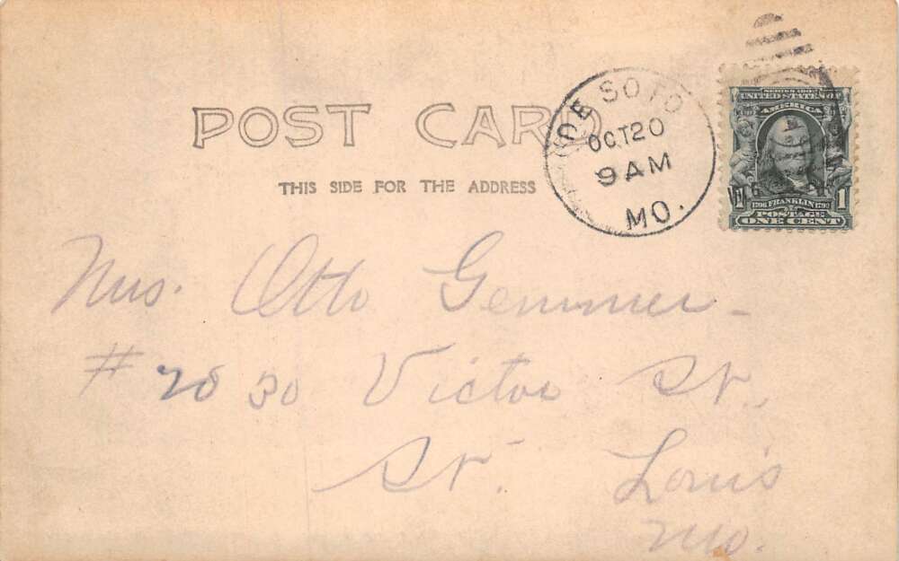 DeSoto Maine Main Street Real Photo Vintage Postcard AA69091 - Image 2