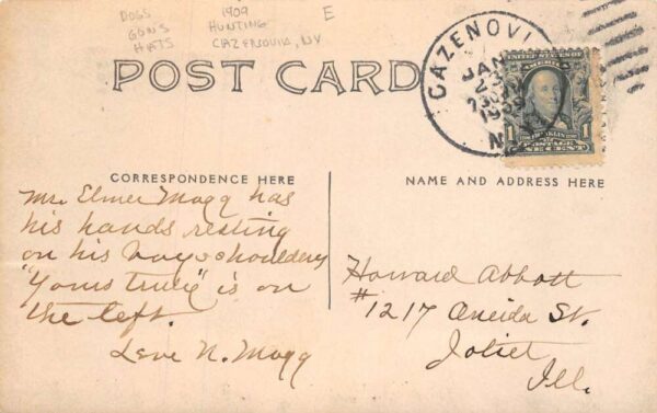 Cazenovia New York Hunting Scene Guns Dogs Real Photo Vintage Postcard AA69136 - Image 2