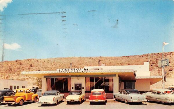Kingman Arizona Jade Restaurant Photochrome Vintage Postcard U6287