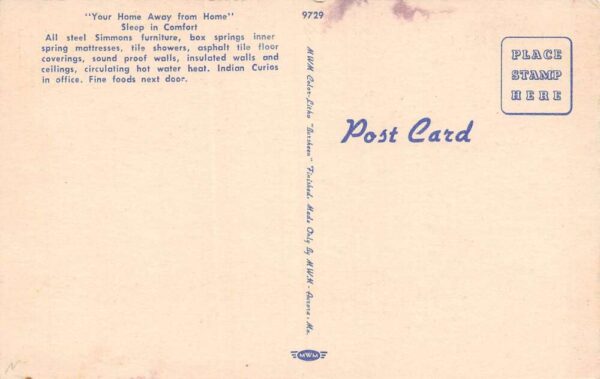 El Reno Oklahoma Motel Conway Multi-View Linen Vintage Postcard U6388 - Image 2