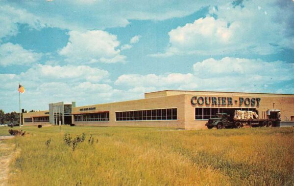 Delaware Township New Jersey Camden Courier Post Building Photochrome PC U6409