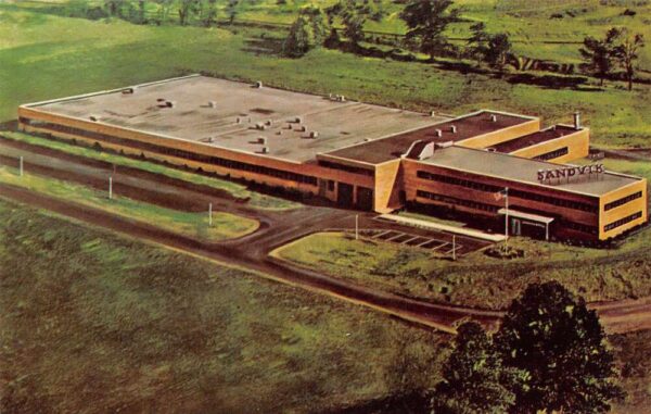 Fair Lawn New Jersey Sandvik Steel, Inc. Photochrome Vintage Postcard U6411