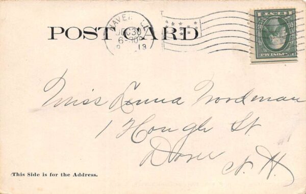 Poughkeepsie New York Morgan House Restaurant, Undivided Back Vintage PC U6417 - Image 2