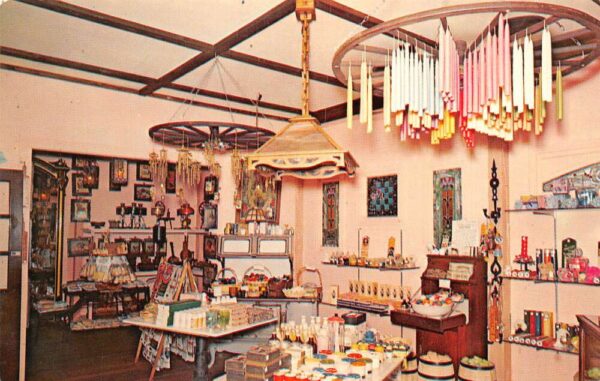 Irish Hills Michigan Jeannie's Soap & Candle Shop, Interior Vintage PC U6431