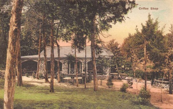 New Market Virginia The Coffee Shop At Endless Caverns, Hand Colored PC U6442