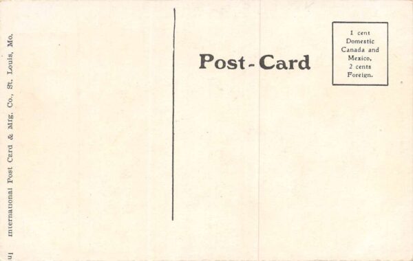 St. Louis Missouri Scharlott's 5 & 10 Cent Store Lithograph Vintage PC U6450 - Image 2
