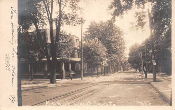 Jersey Shore Pennsylvania Main Street, Photo Print Vintage Postcard U6631