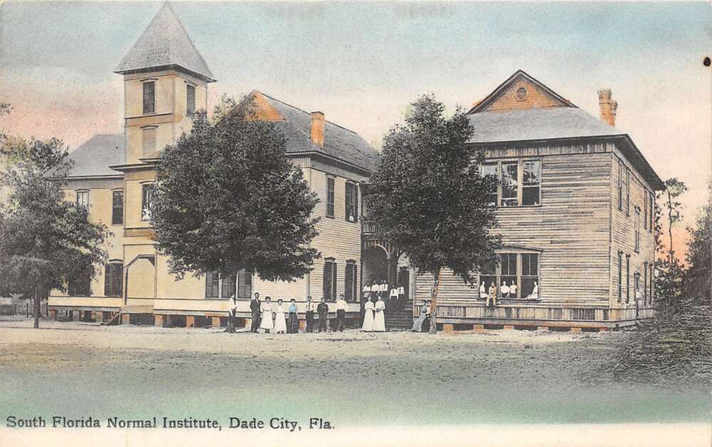Dade City Florida South Florida Normal Institute Color Lithograph PC U6652