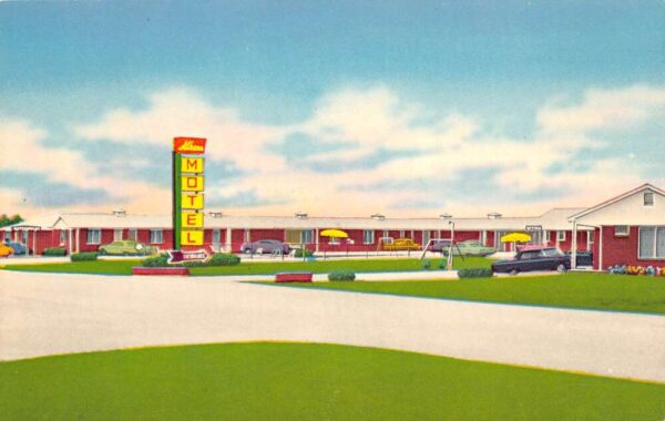 Athens Alabama Athens Motel Photochrome Vintage Postcard U6680