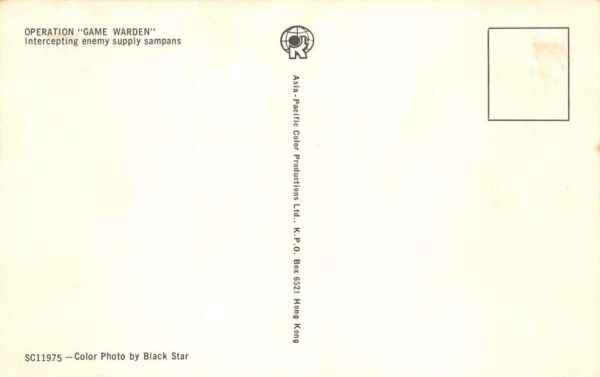 US Military Operation Game Warden Intercepting Enemy Vintage Postcard AA69276 - Image 2