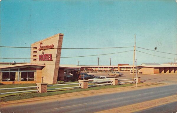Altus Oklahoma Sagamar Motel and Restaurant Vintage Postcard TT0002