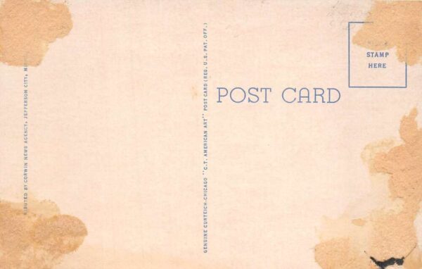 Flat River Missouri Main Street and Chat Pile Vintage Postcard TT0098 - Image 2