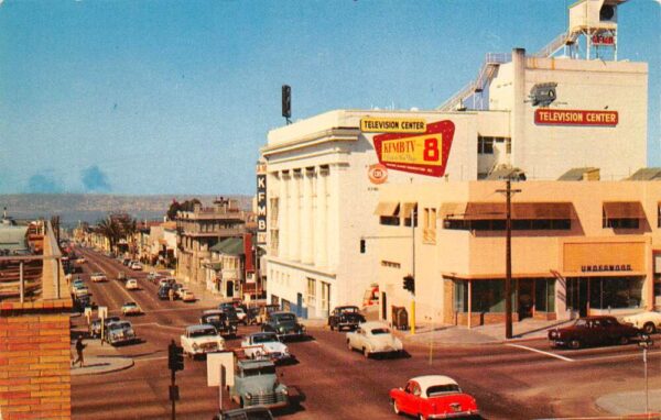 San Diego California KFMB Television Center Photochrome Vintage Postcard U6892