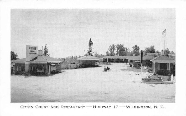 Wilmington North Carolina Orton Court & Restaurant Photo Print PC U7078