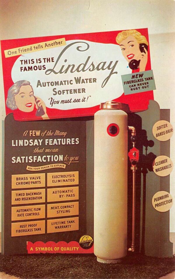 Plainfield New Jersey Central Jersey Water Softener Vintage Postcard AA69398