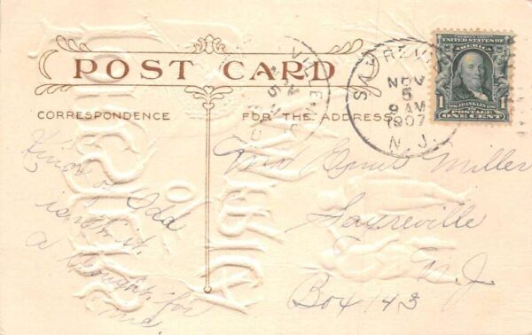 Foresters of America Native American Indian Vintage Postcard AA69401 - Image 2