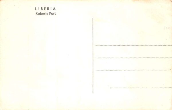 Monrovia Liberia Africa Roberts Port Harbor View Real Photo Postcard AA69471 - Image 2