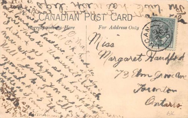 Logan Ontario Canada Holy Trinity Church Real Photo Vintage Postcard AA69475 - Image 2