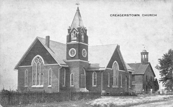 Thurmont Maryland Creagerstown Church Vintage Postcard AA69480