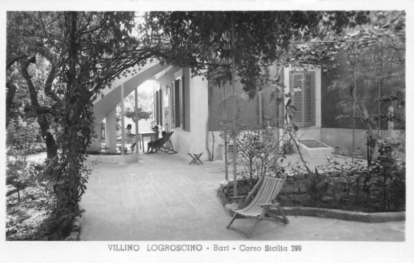 Bari Italy Villino Logroscino Corso Sicilia Real Photo Postcard AA69493