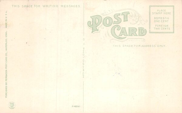 Moline Illinois Tri-City Piano Co. Multi-View Lithograph Vintage Postcard U7272 - Image 2