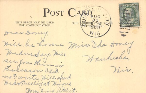Winona Minnesota Tepeetoka Ice Cream Parlor, Palace Of Sweets Vintage PC U7288 - Image 2