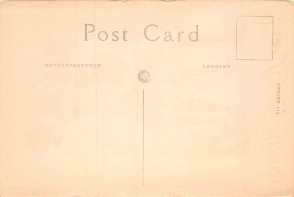Baseball Umpire & 2 Ladies, Two Lovely Misses Vintage Postcard U7297 - Image 2