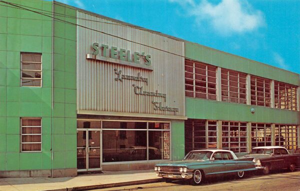 Hanover Pennsylvania Steele's Laundry, Photochrome Vintage Postcard U7345