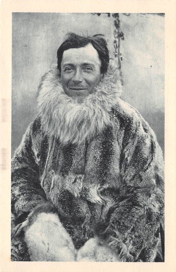 Alaska Eskimo Man, Photo Print Vintage Postcard U7371