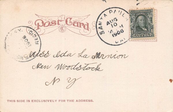 Oxnard California Oxnard Sugar Factory, Undivided Back Vintage Postcard U7584 - Image 2