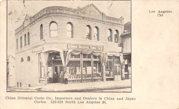 Los Angeles California China Oriental Curio Co., Photo In Border PC U7587
