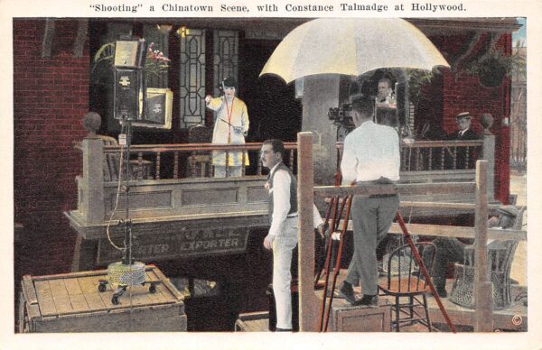 Hollywood California Constance Talmadge Movie Scene, White Border PC U7590