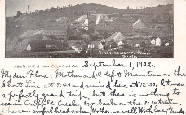 Portland Maine Town View, Private Mailing Card Vintage U11853