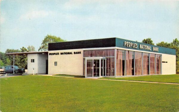 Laurel Springs New Jersey Peoples National Bank, Exterior, Photochrome PC U7679