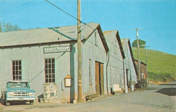 Sutter Creek California Knight Foundry, Exterior, Photochrome Vintage PC U7692