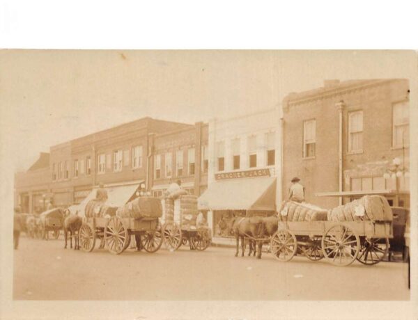 Bennettsville South Carolina Business Street Scene Real Photo PC AA69525
