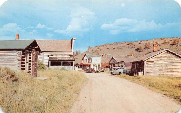 South Pass City Wyoming View Of South Pass City, Photochrome Vintage PC U7839