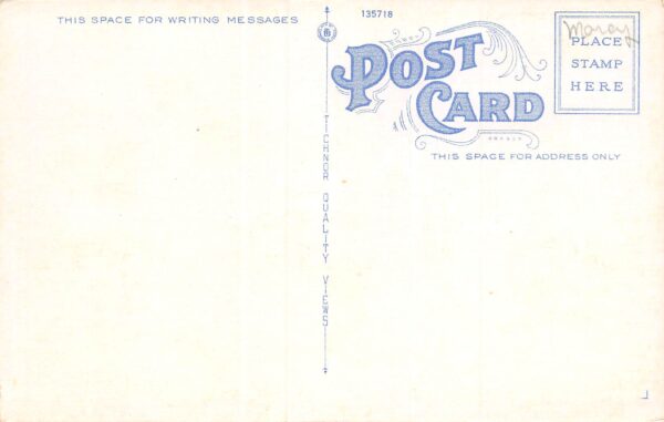 Seaside Park New Jersey Coast Guard Station, White Border Vintage Postcard U7850 - Image 2