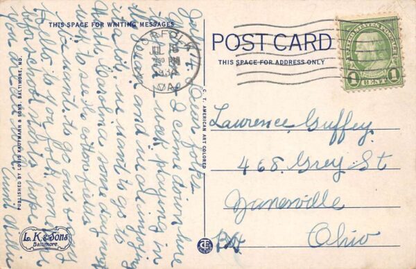 Norfolk Virginia Ocean View Park, Kiddyland, White Border Vintage Postcard U7911 - Image 2